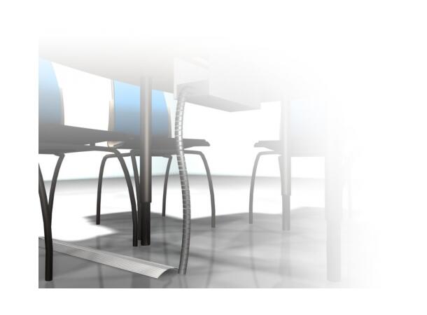 NorLink-Kenson Gulvlist, alu. 100 cm. Høyde 1,7cm Bredde 16cm 